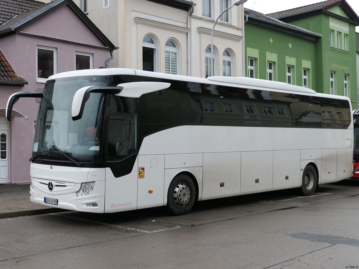 Mercedes Tourismo von URB aus Deutschland in Neubrandenburg am 07.01.2023