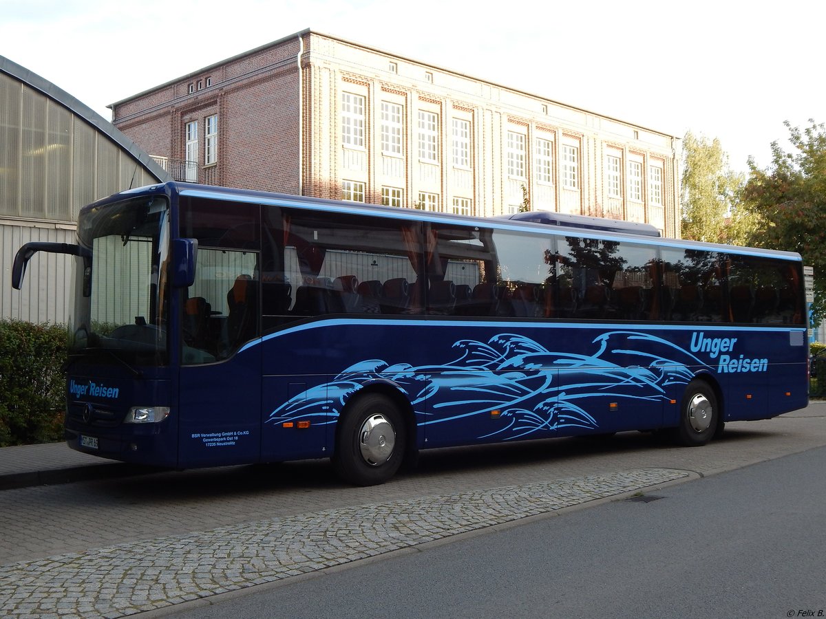Mercedes Tourismo von Verkehrsunternehmen Unger aus Deutschland in Neubrandenburg am 15.09.2017
