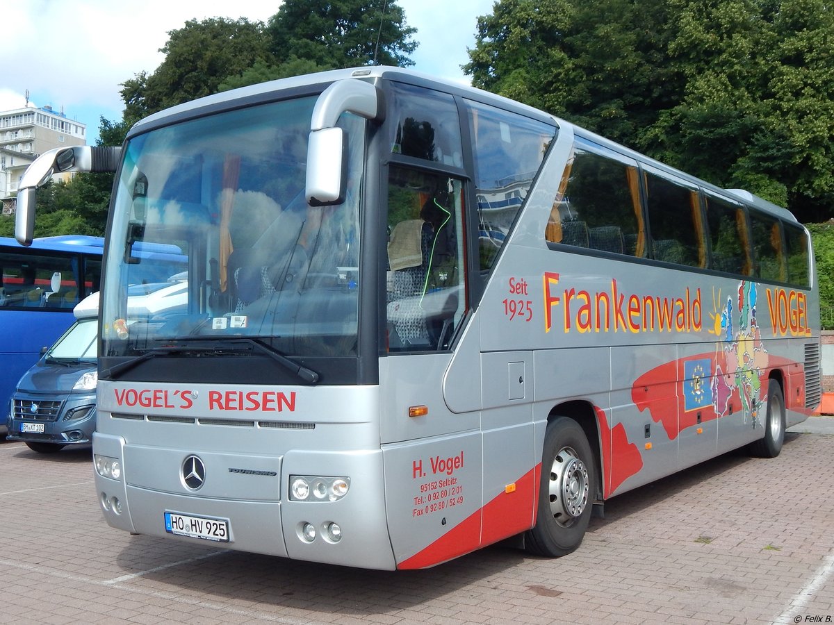 Mercedes Tourismo von Vogel aus Deutschland im Stadthafen Sassnitz am 19.07.2016