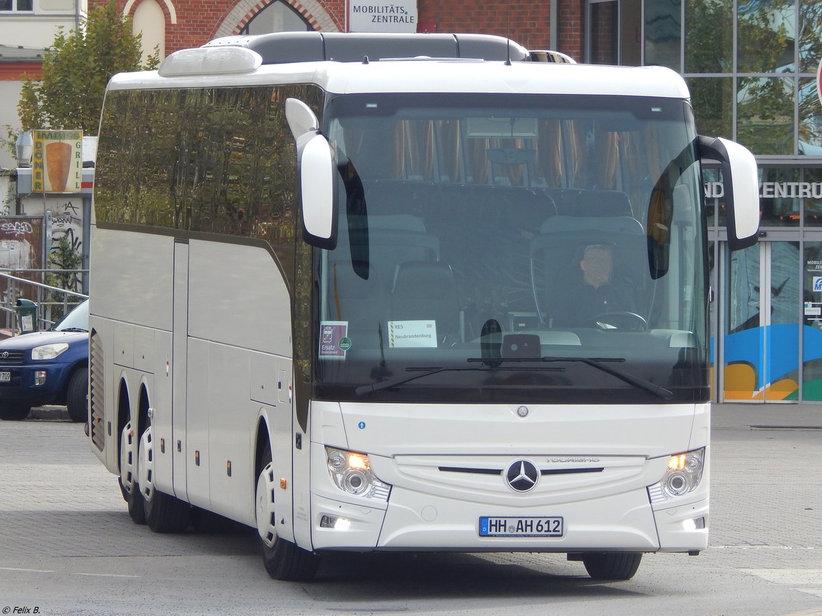 Mercedes Tourismo Vorführwagen aus Deutschland in Neubrandenburg am 26.09.2018