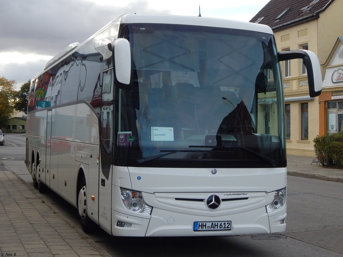 Mercedes Tourismo Vorführwagen aus Deutschland in Neubrandenburg am 07.10.2018