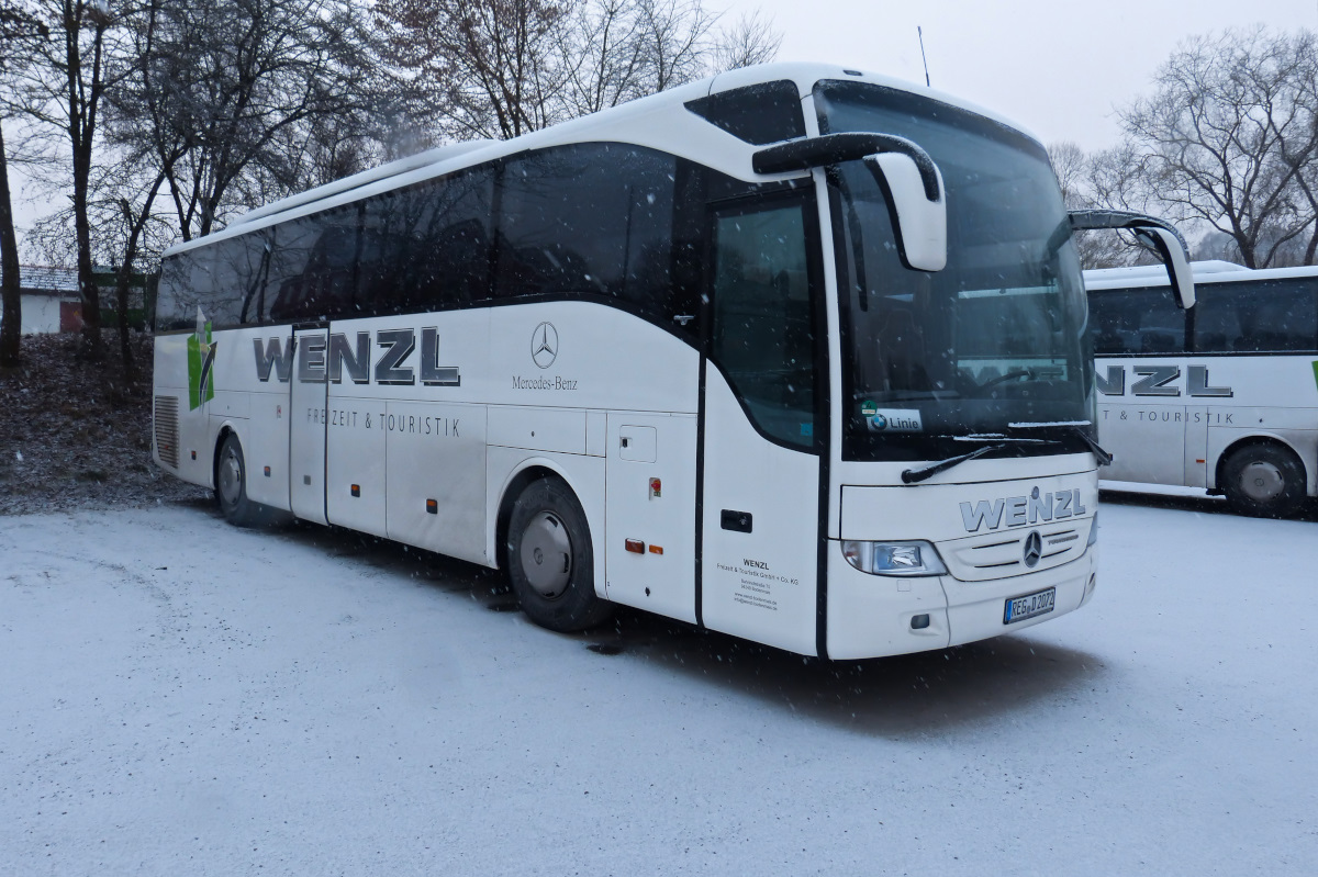 Mercedes Tourismo von Wenzl Freizeit&Touristik. Viechtach 02.01.2017