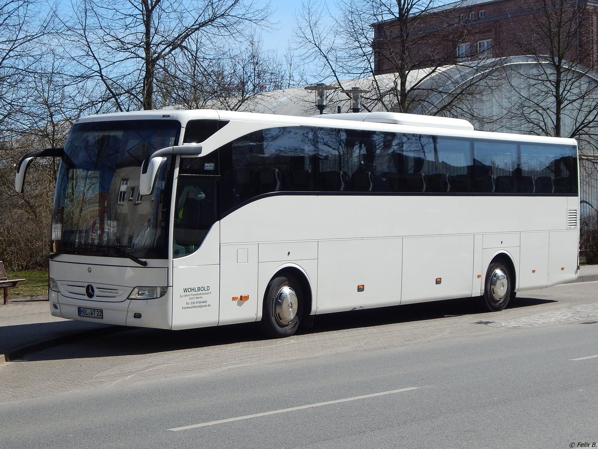 Mercedes Tourismo von Wohlbold aus Deutschland in Neubrandenburg am 07.04.2018