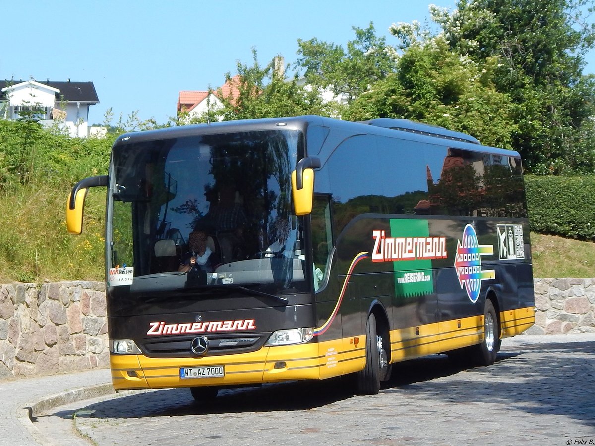 Mercedes Tourismo von Zimmermann aus Deutschland in Sassnitz am 05.07.2015