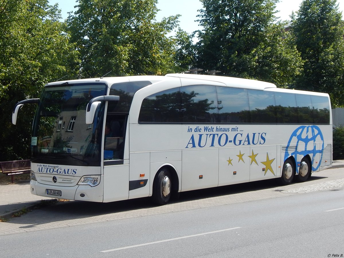 Mercedes Travego von Auto-Gaus aus Deutschland in Neubrandenburg am 26.07.2018