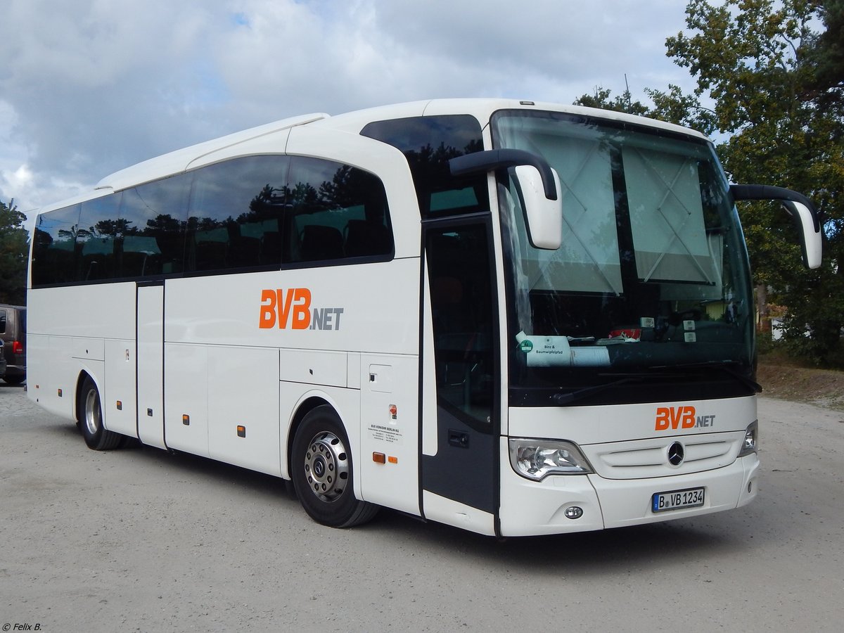 Mercedes Travego von BVB.net aus Deutschland in Binz am 15.09.2018