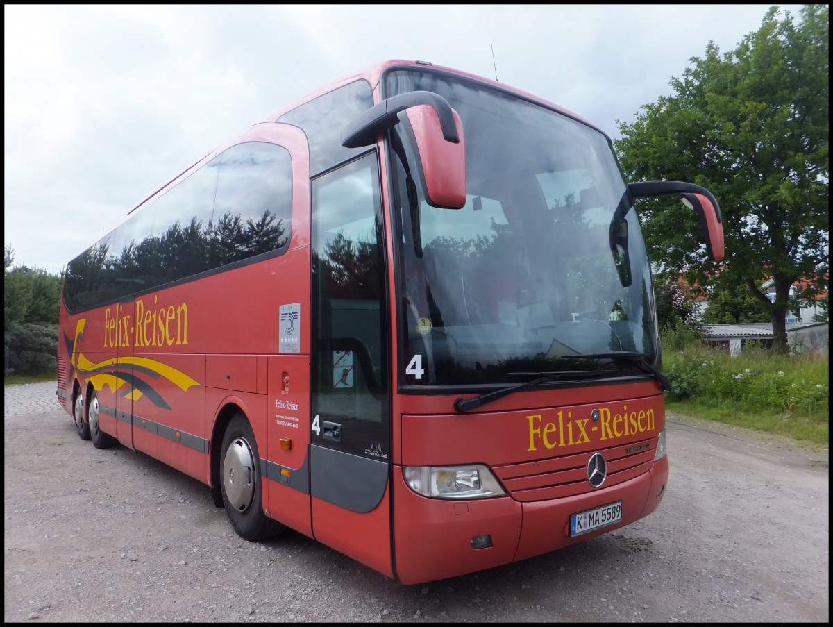 Mercedes Travego von Felix-Reisen aus Deutschland in Binz am 30.06.2013