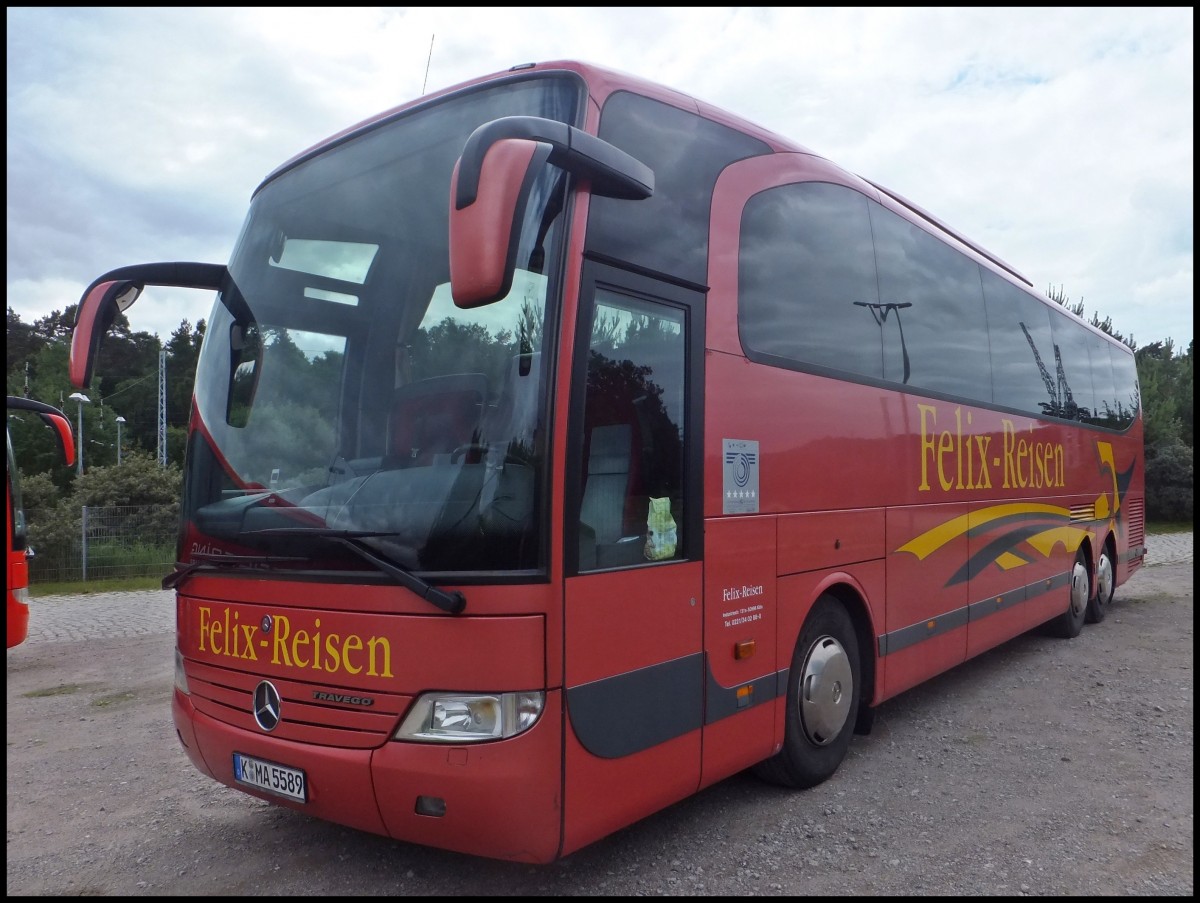 Mercedes Travego von Felix-Reisen aus Deutschland in Binz am 30.06.2013