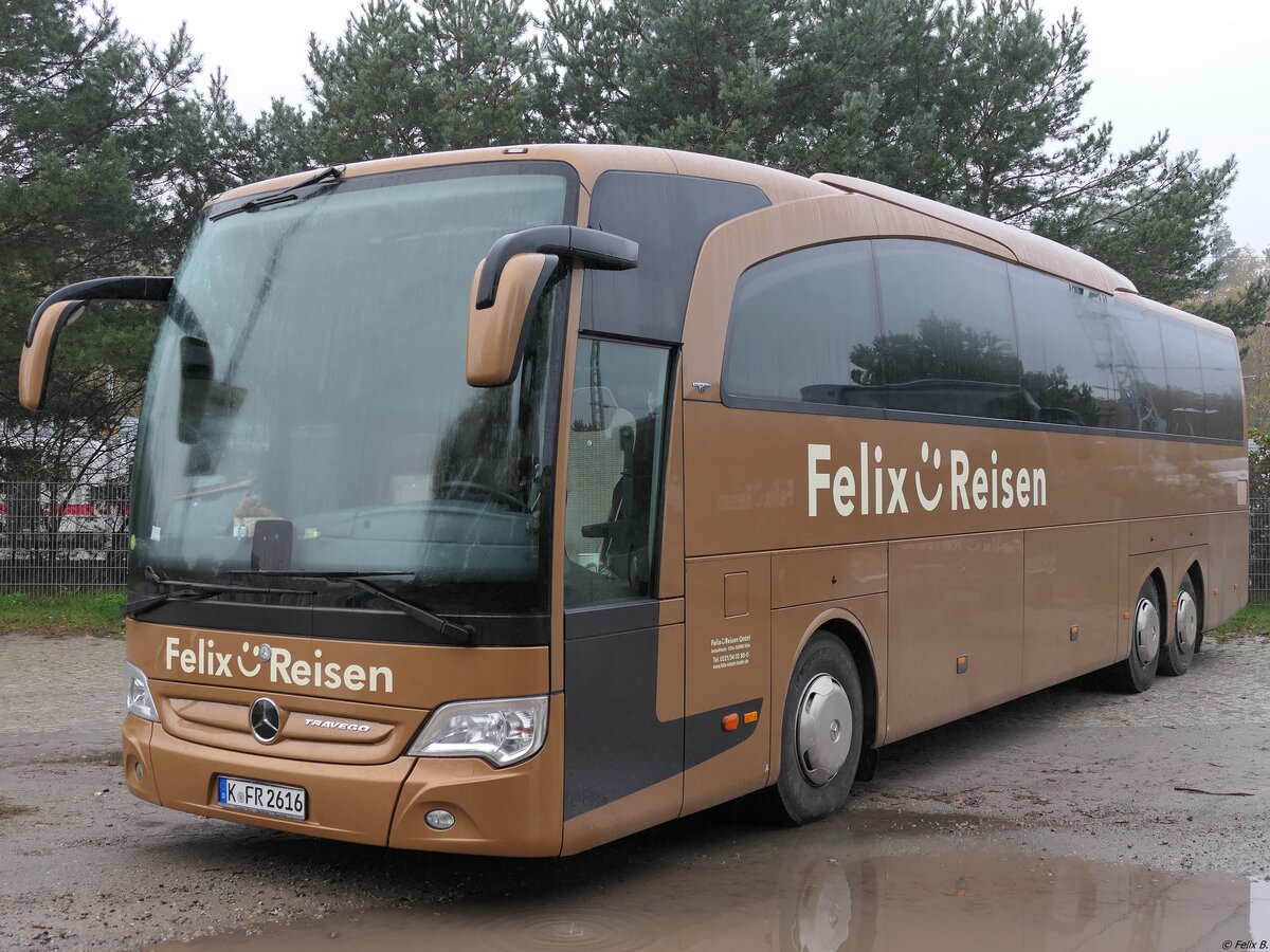 Mercedes Travego von Felix-Reisen aus Deutschland in Binz am 28.10.2020