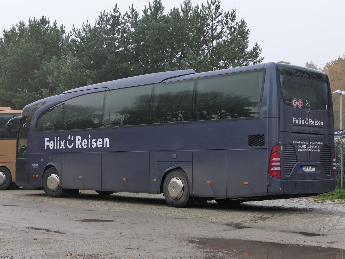 Mercedes Travego von Felix-Reisen aus Deutschland in Binz am 28.10.2020