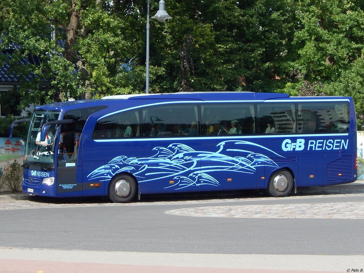 Mercedes Travego von GFB-Reisen aus Deutschland in Binz am 26.08.2017
