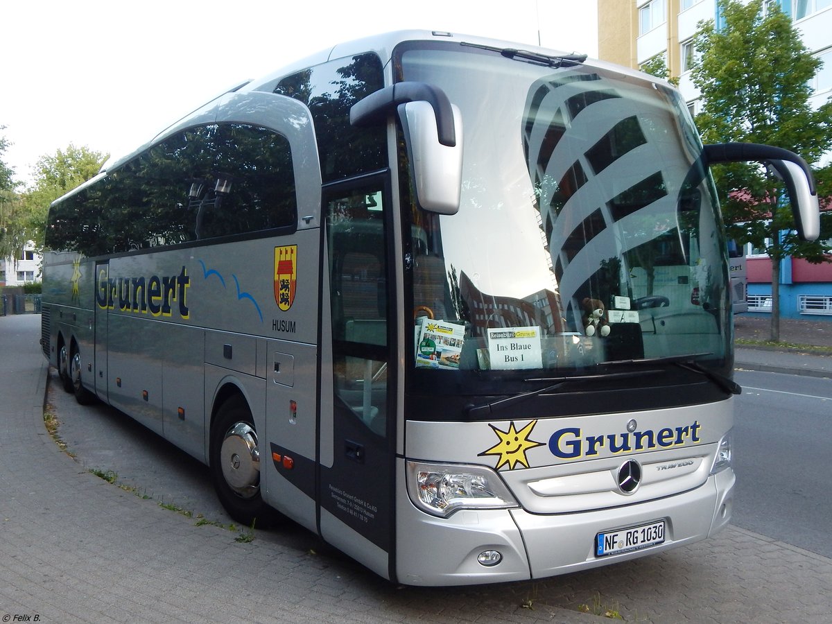 Mercedes Travego von Grunert aus Deutschland in Neubrandenburg am 07.07.2018