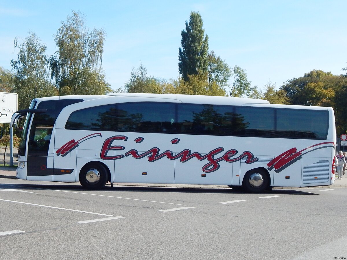 Mercedes Travego von Hetzler aus Deutschland (ex Eisinger Reisen/D) in Waren am 23.09.2019