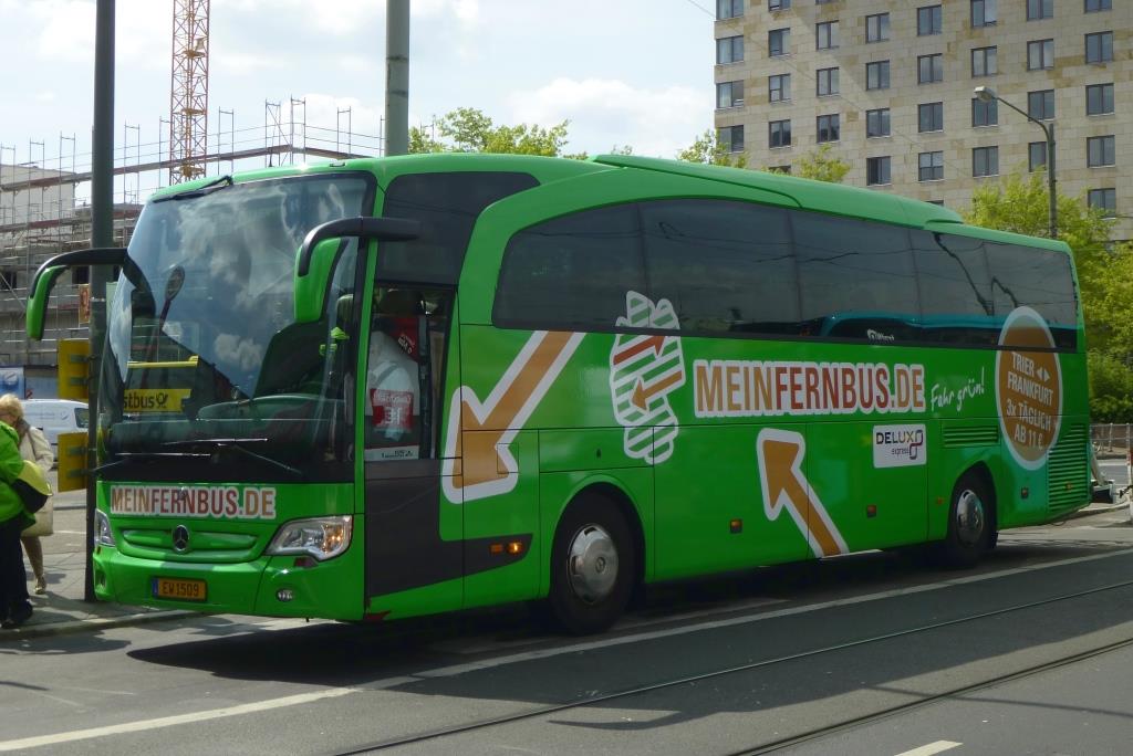 Mercedes Travego  MeinFernbus - Emile Weber/LUX , Frankfurt HBf/ZOB 29.04.2015