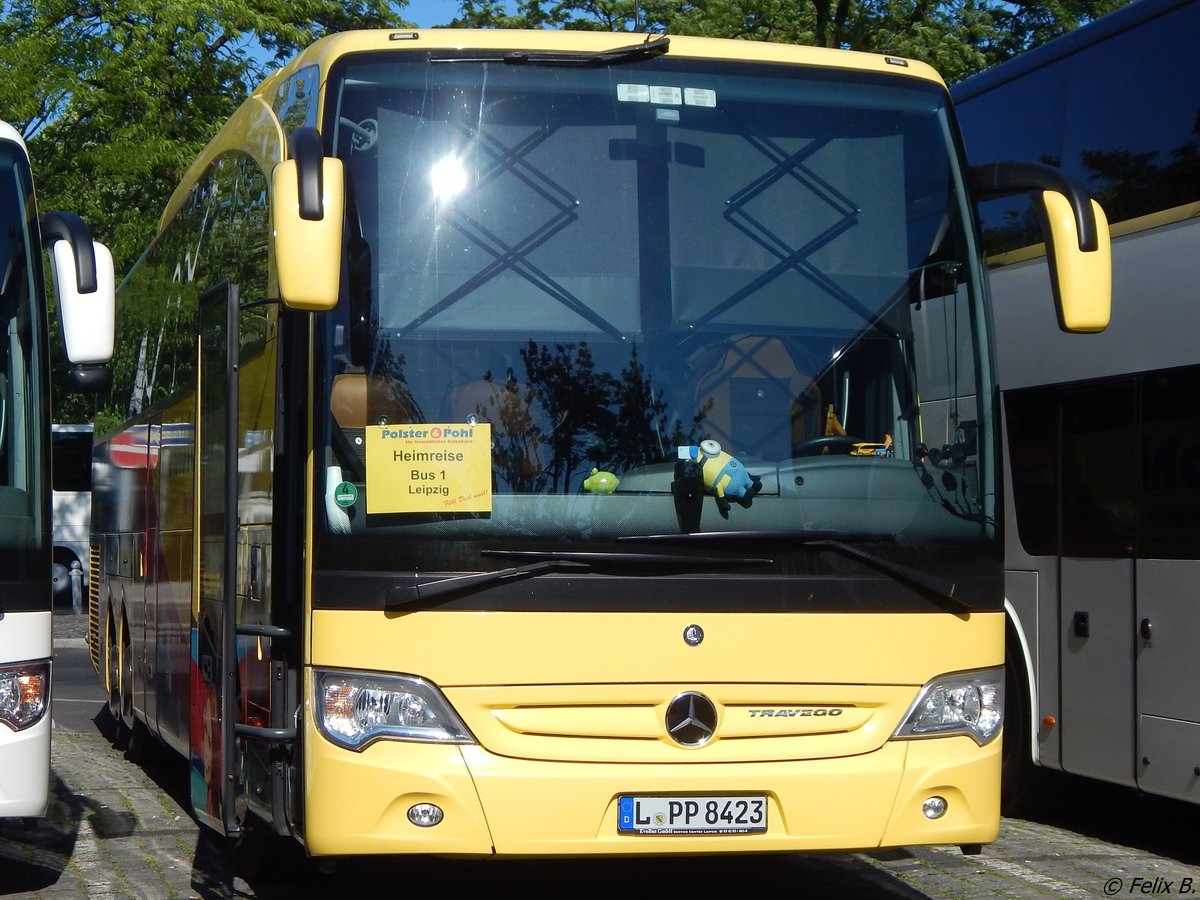 Mercedes Travego der Mitteldeutsche Reisebus GmbH Deutschland in Berlin am 08.06.2016