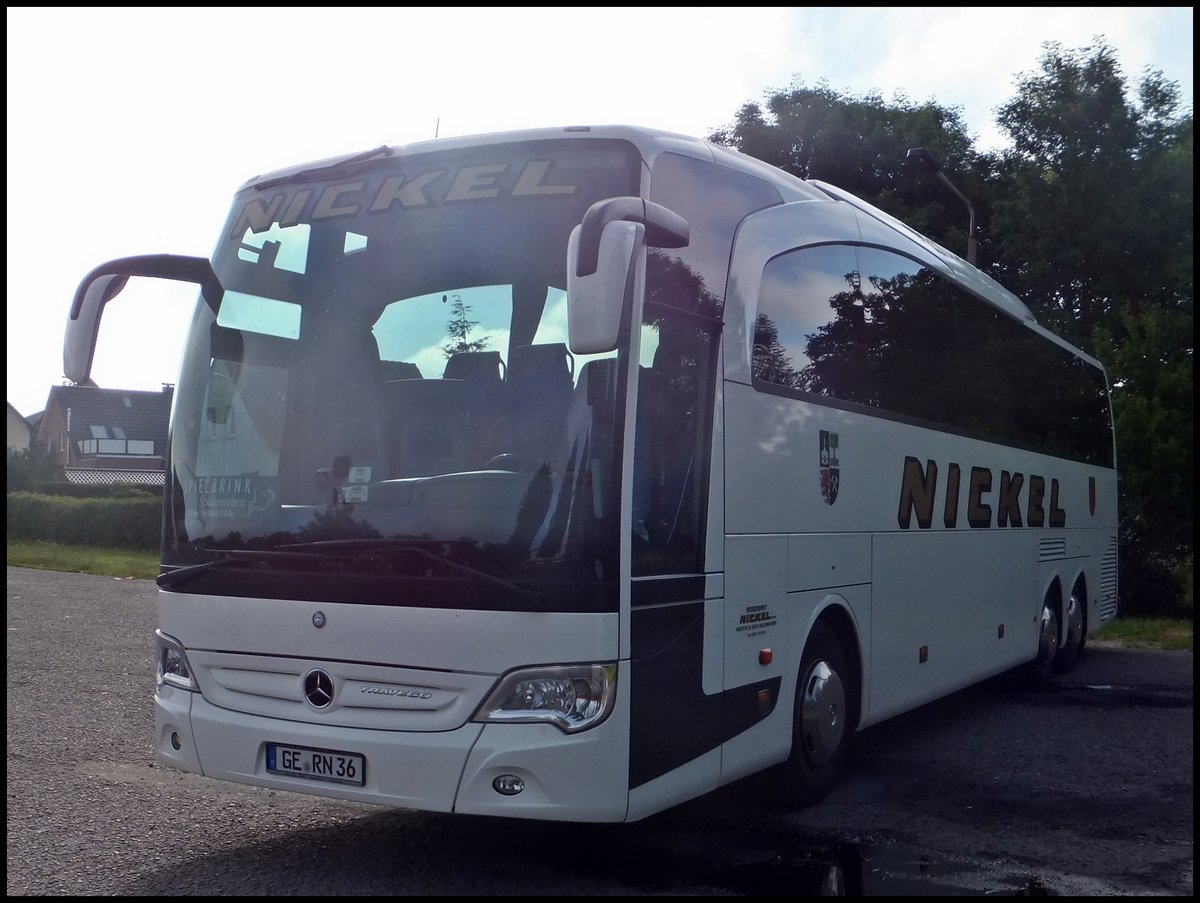 Mercedes Travego von Nickel aus Deutschland in Bergen am 02.07.2014