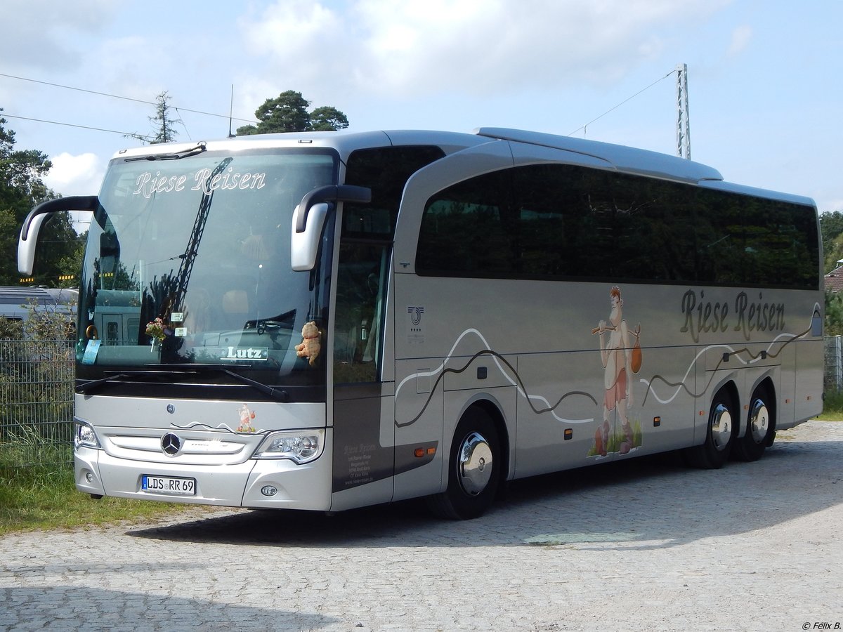Mercedes Travego von Riese Reisen aus Deutschland in Binz am 26.08.2017