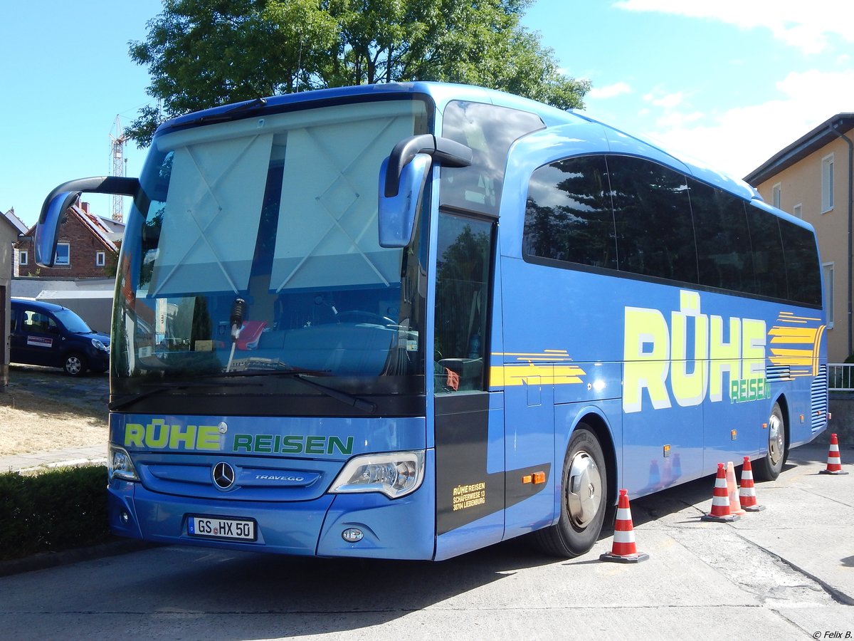 Mercedes Travego von Rühe Reisen aus Deutschland in Sassnitz am 30.06.2018