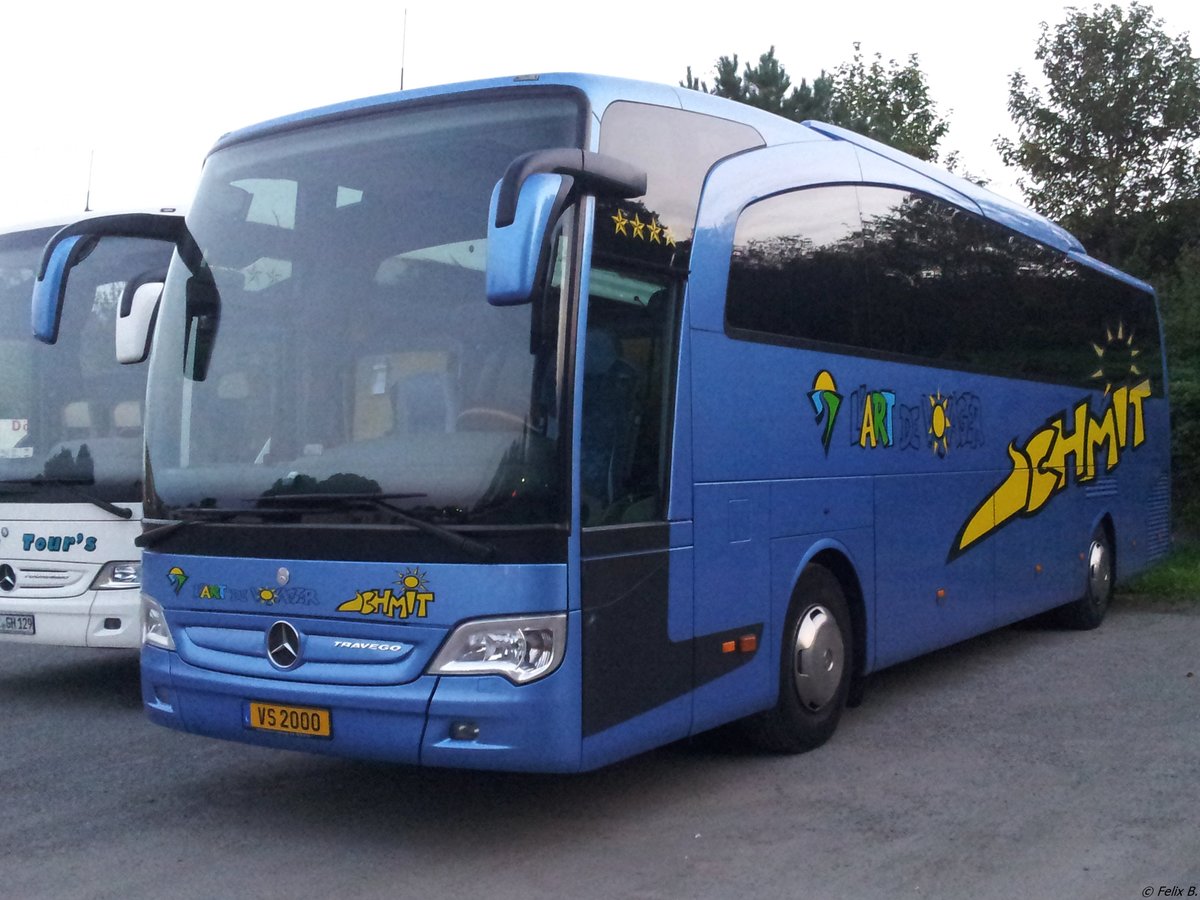 Mercedes Travego von Schmit aus Luxemburg in Binz am 05.09.2014