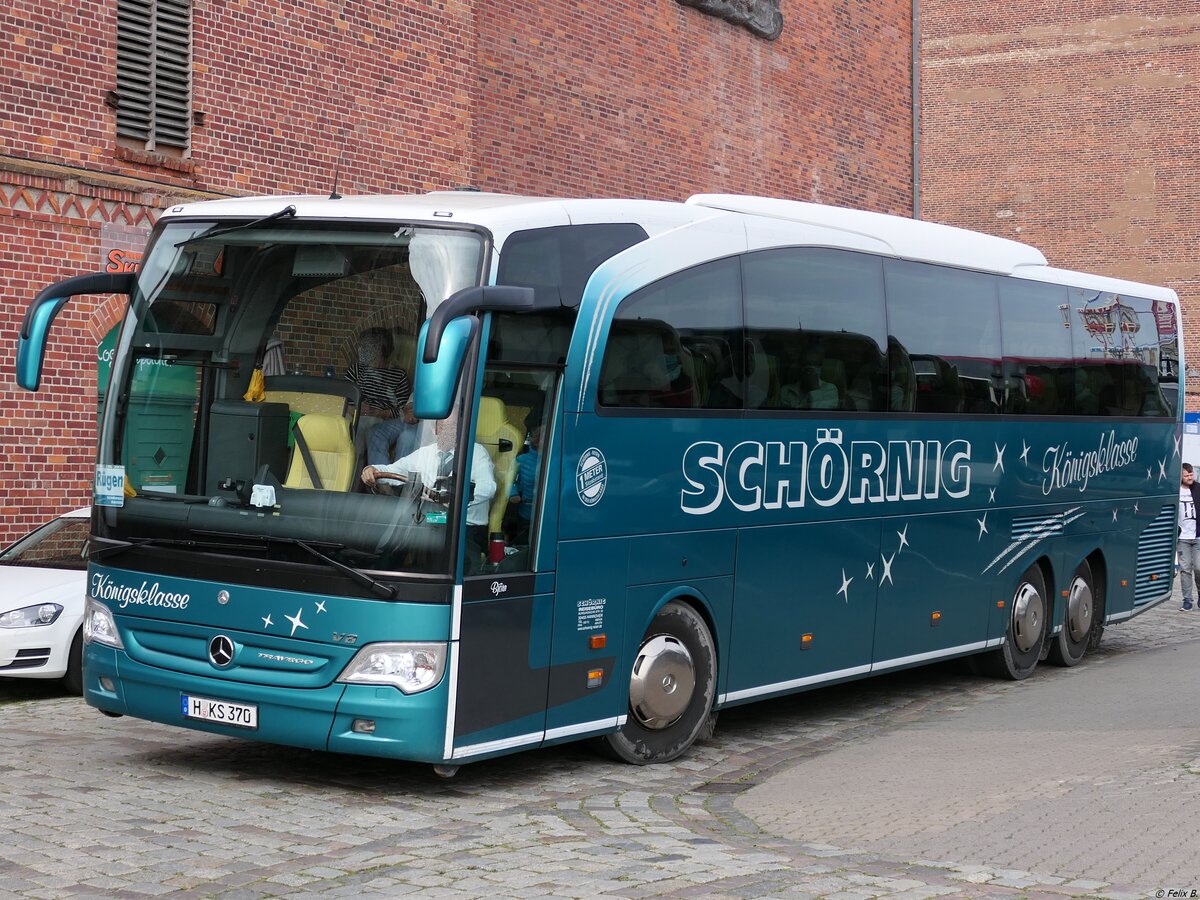 Mercedes Travego von Schörnig aus Deutschland in Stralsund am 13.09.2020