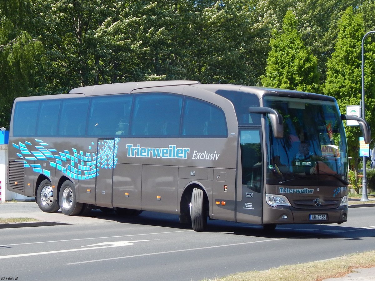 Mercedes Travego von Trierweiler aus Deutschland in Binz am 20.05.2018
