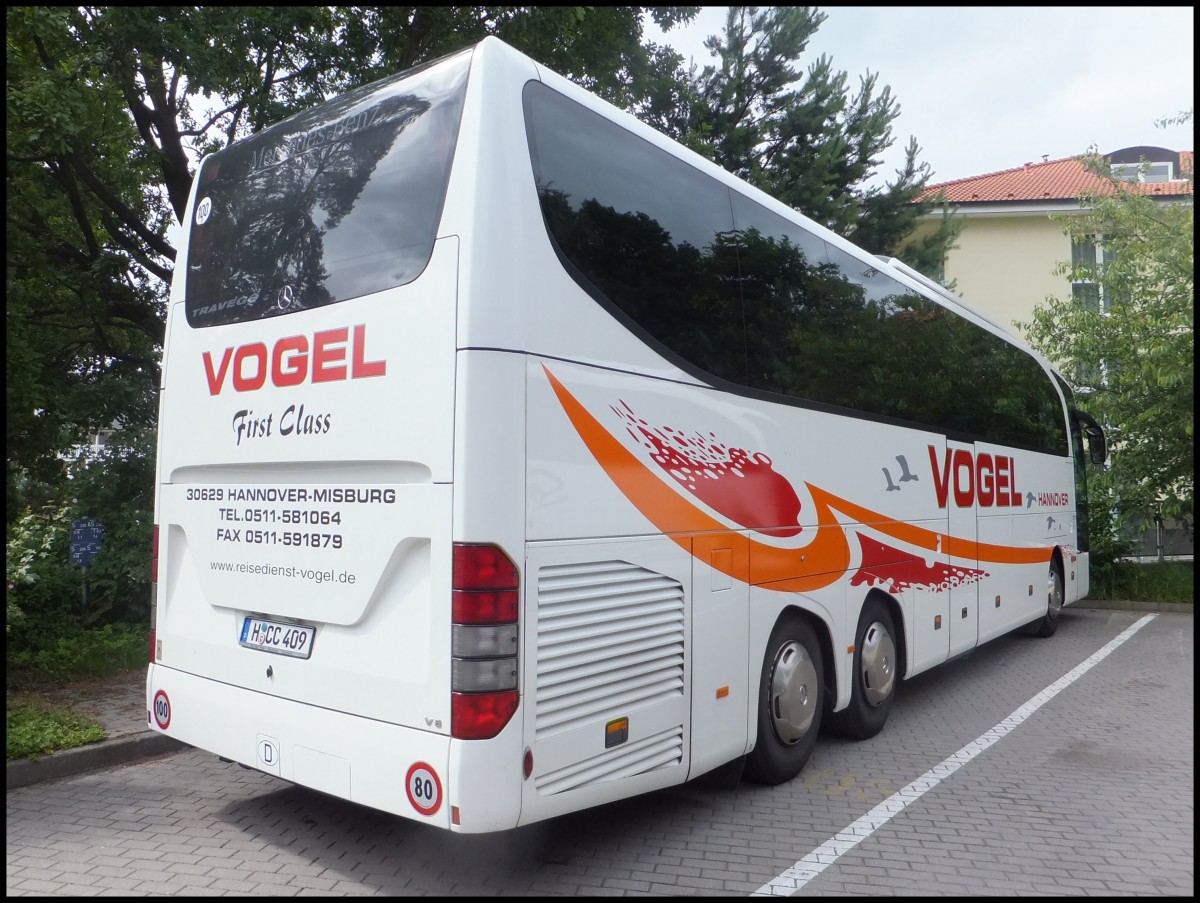 Mercedes Travego von Vogel aus Deutschland in Binz am 30.06.2013