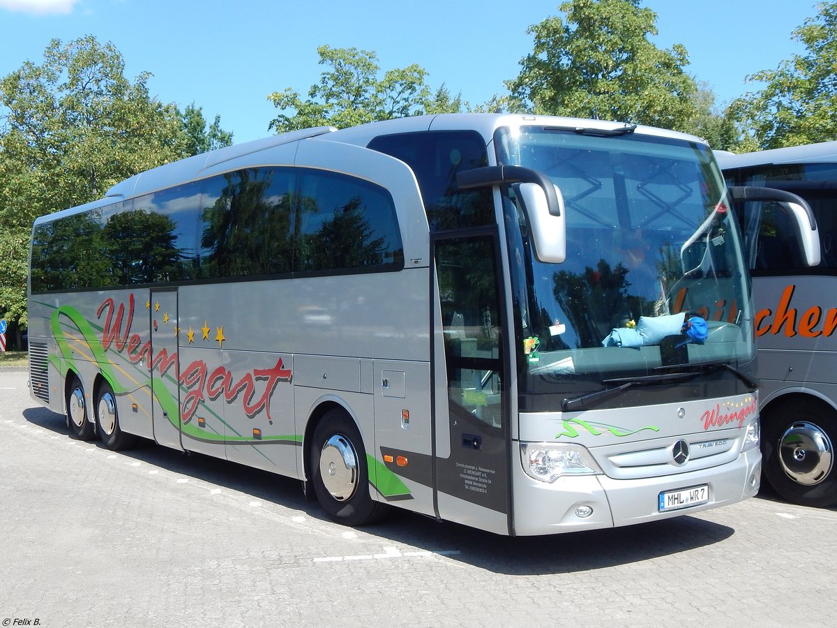 Mercedes Travego von Weingart aus Deutschland in Waren am 16.07.2018