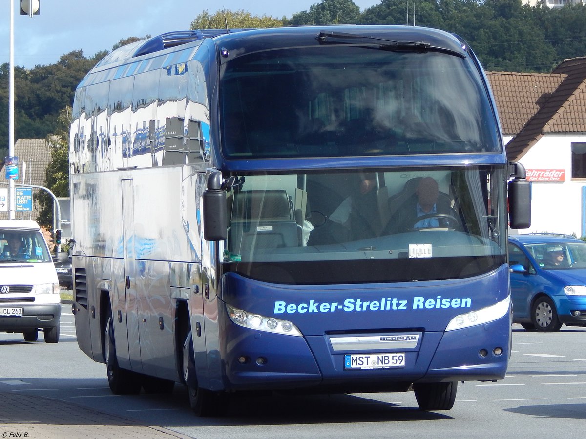 Neoplan Cityliner von Becker-Strelitz-Reisen aus Deutschland in Neubrandenburg am 15.09.2017