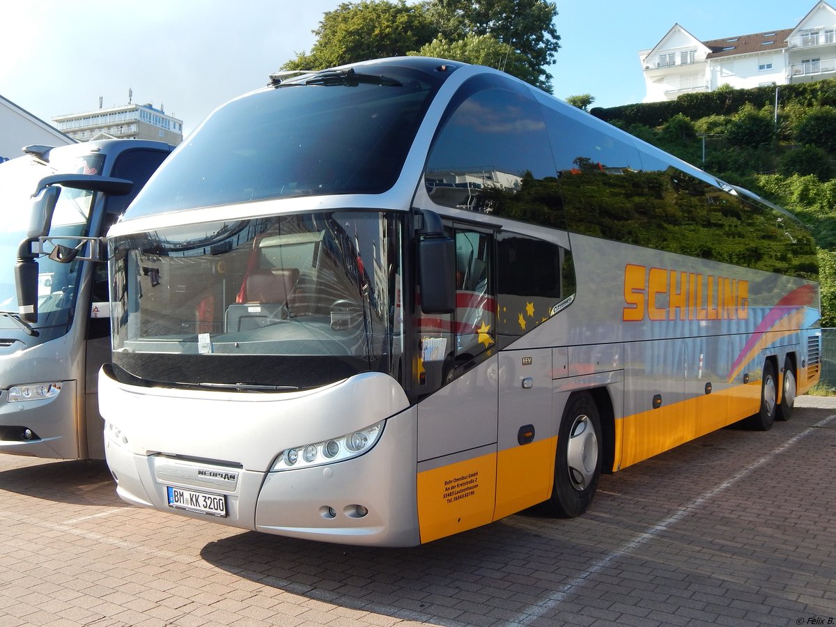 Neoplan Cityliner von Bohr/Schilling aus Deutschland im Stadthafen Sassnitz am 16.09.2017