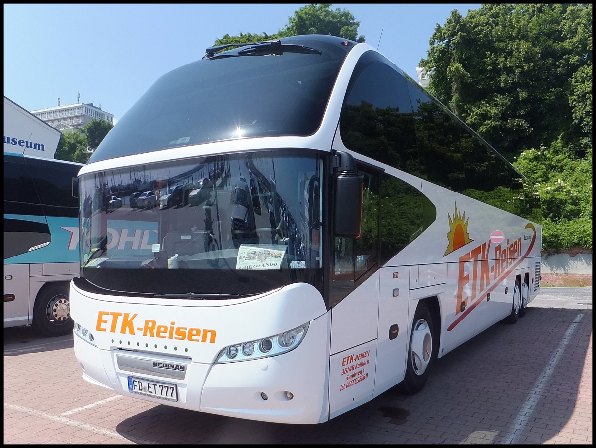 Neoplan Cityliner von ETK-Reisen aus Deutschland im Stadthafen Sassnitz am 20.06.2013