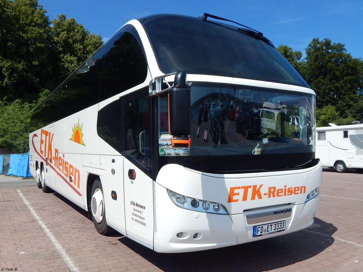 Neoplan Cityliner von ETK-Reisen aus Deutschland im Stadthafen Sassnitz am 16.07.2015