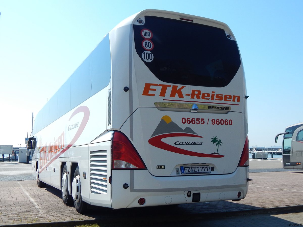 Neoplan Cityliner von ETK-Reisen aus Deutschland im Stadthafen Sassnitz am 02.05.2016