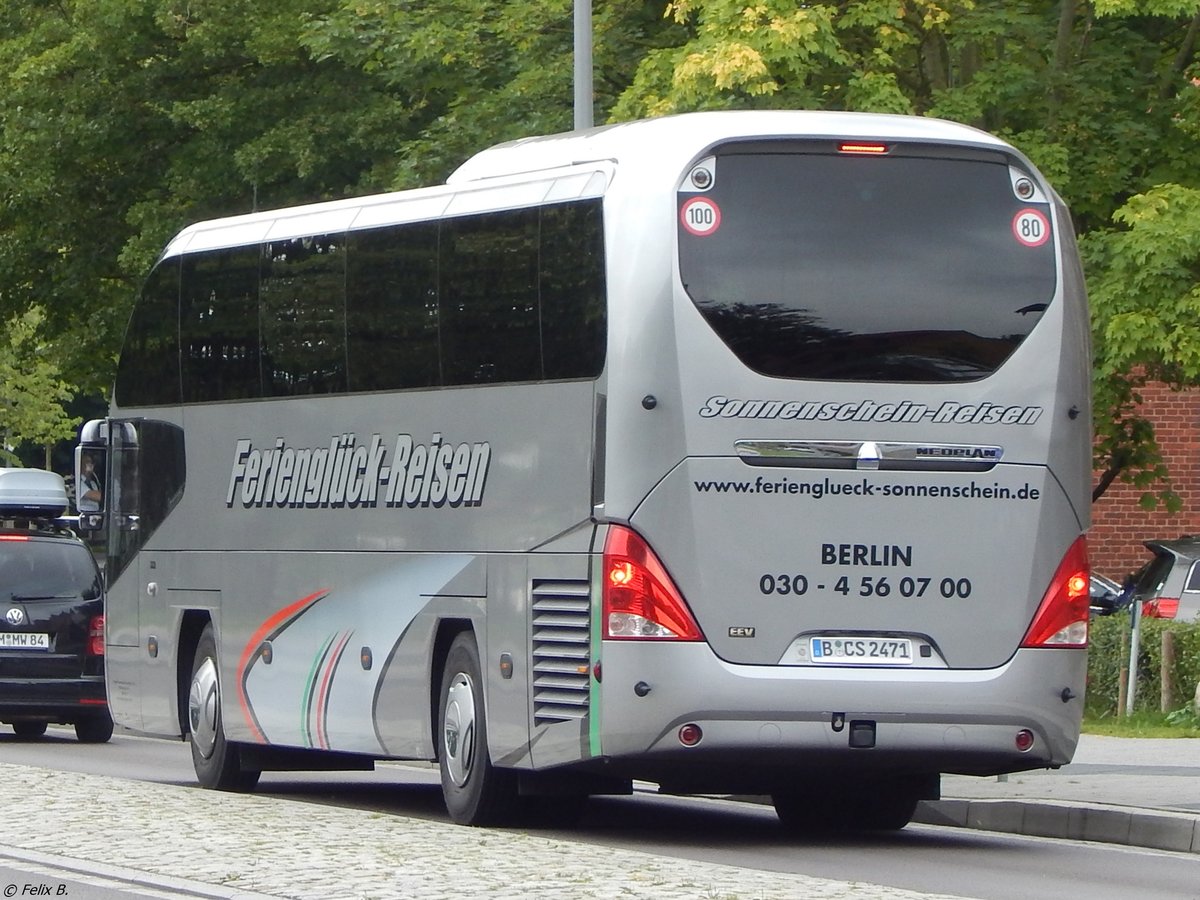 Neoplan Cityliner von Ferienglück-Sonnenschein-Reisen aus Deutschland in Stralsund am 21.07.2017
