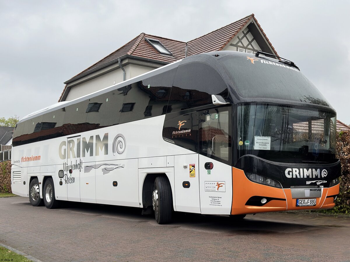 Neoplan Cityliner von Fichtenkamm Reisen aus Deutschland in Seelust am 24.04.2024