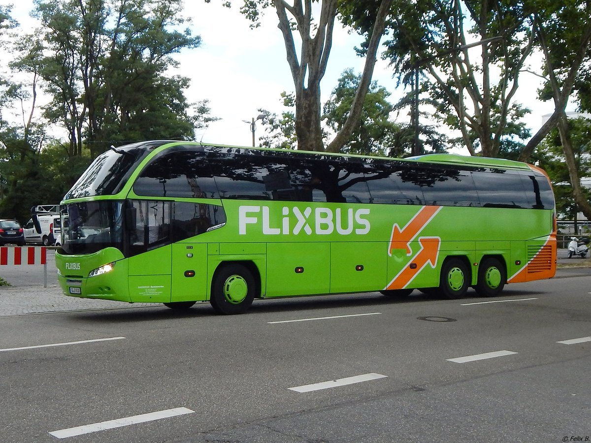 Neoplan Cityliner von Flixbus/Ramsbrock Busreisen aus Deutschland in Karlsruhe am 22.06.2018
