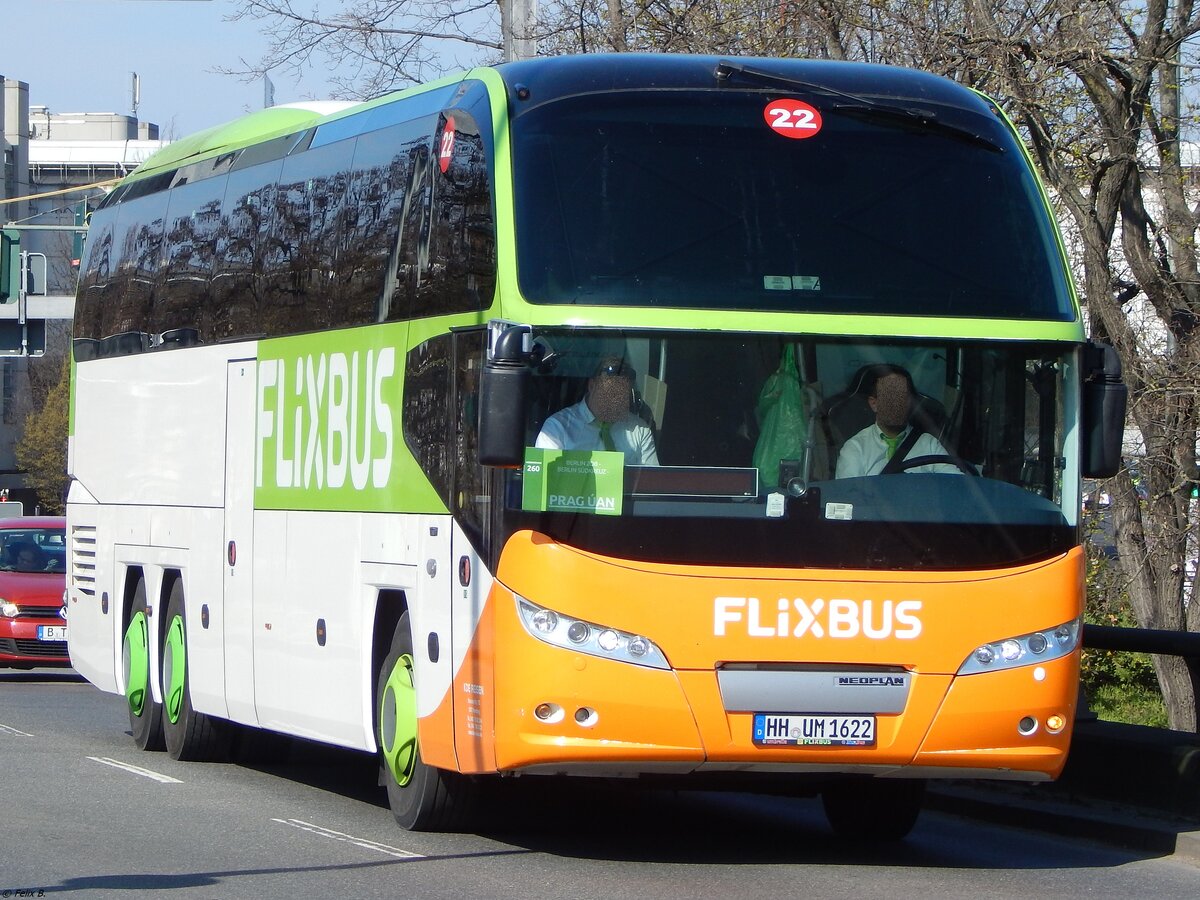 Neoplan Cityliner von Flixbus/Umbrella/KDE aus Deutschland in Berlin am 30.03.2019