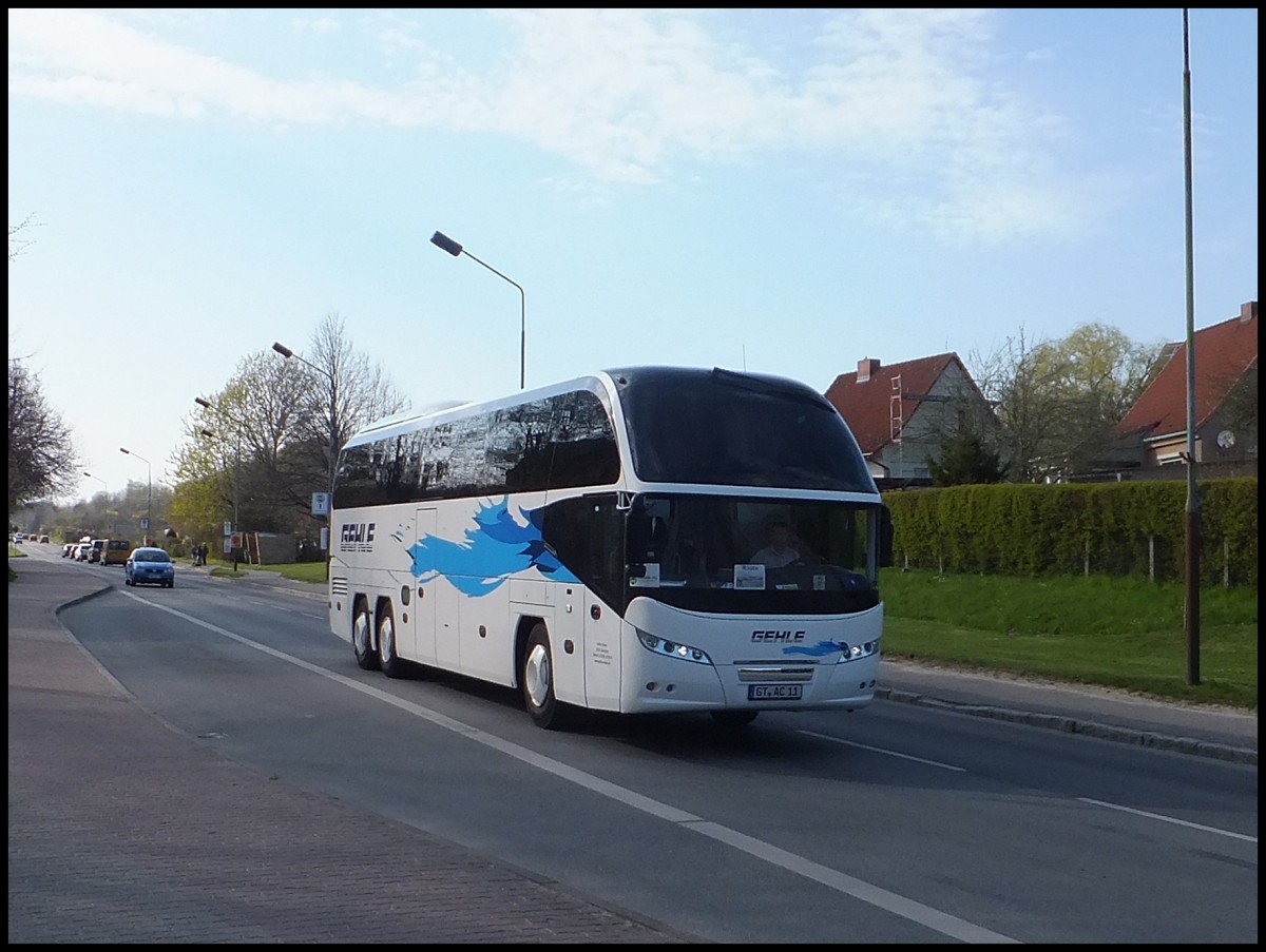 Neoplan Cityliner von Gehle aus Deutschland in Sassnitz am 06.05.2013 
