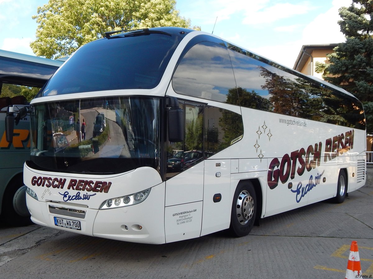 Neoplan Cityliner von Gotsch Reisen aus Deutschland in Sassnitz am 09.08.2016