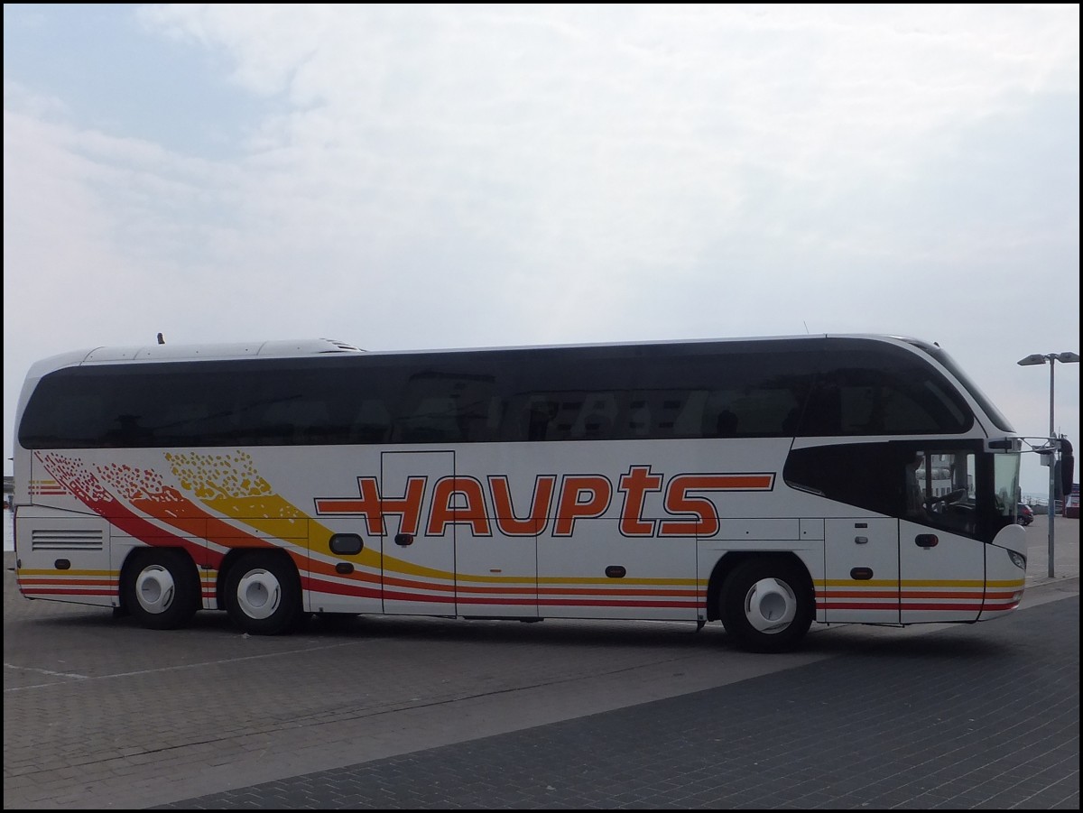 Neoplan Cityliner von Haupts aus Deutschland im Stadthafen Sassnitz am 22.04.2012