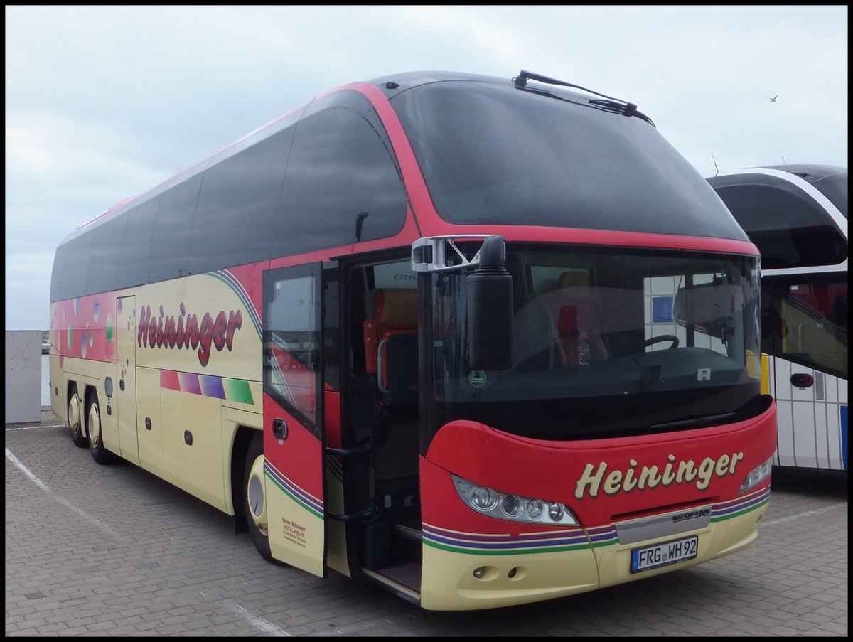 Neoplan Cityliner von Heininger aus Deutschland im Stadthafen Sassnitz am 31.05.2014