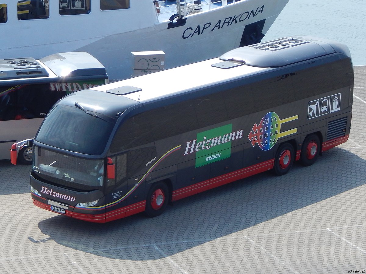 Neoplan Cityliner von Heizmann aus Deutschland im Stadthafen Sassnitz am 02.06.2018