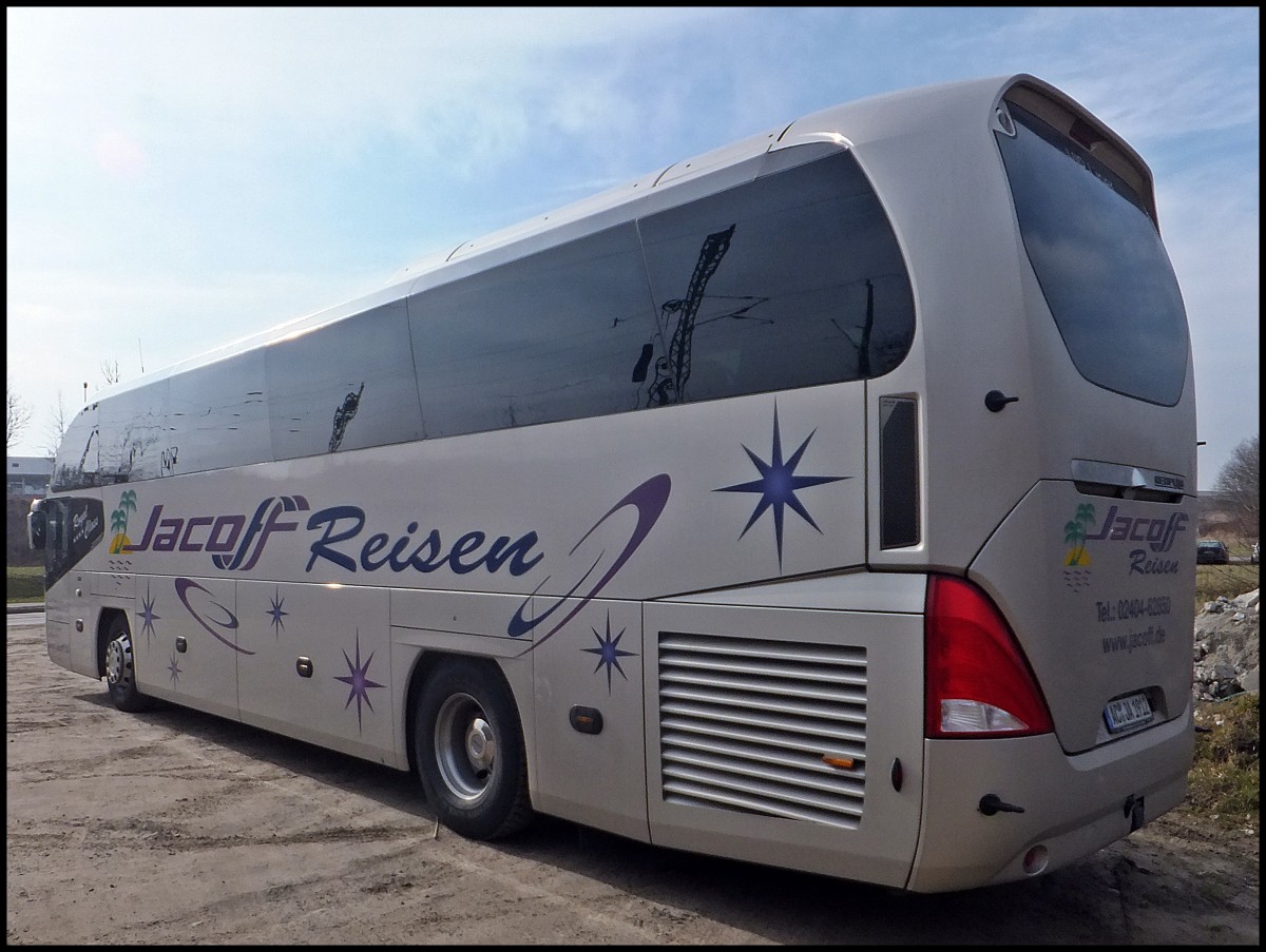 Neoplan Cityliner von Jacoff Reisen aus Deutschland in Bergen am 03.03.2014
