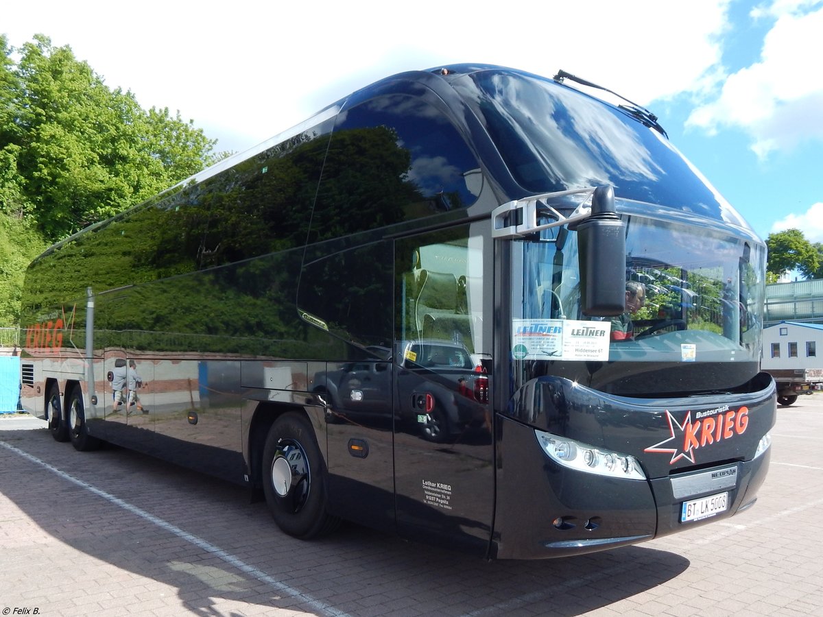 Neoplan Cityliner von Krieg aus Deutschland im Stadthafen Sassnitz am 26.05.2015