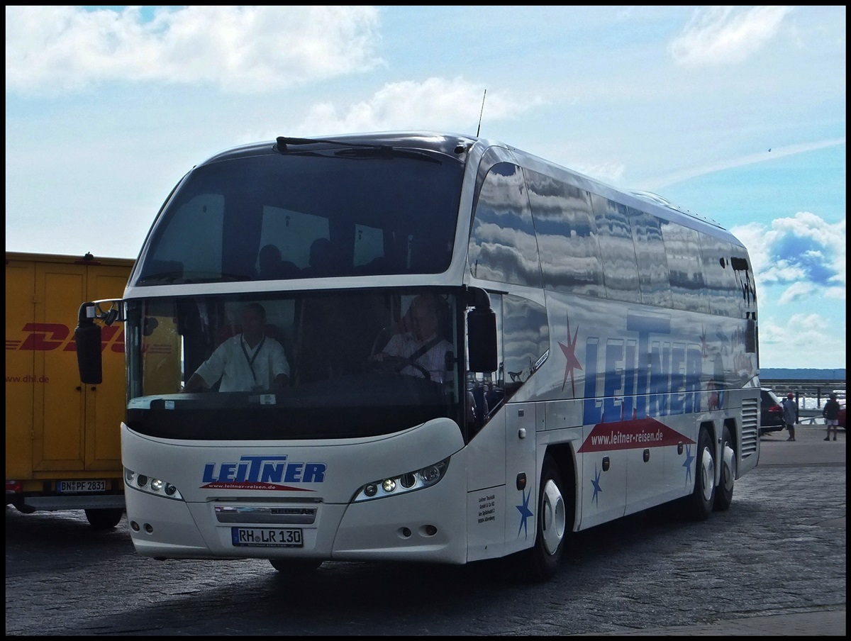 Neoplan Cityliner von Leitner aus Deutschland im Stadthafen Sassnitz am 24.08.2013
