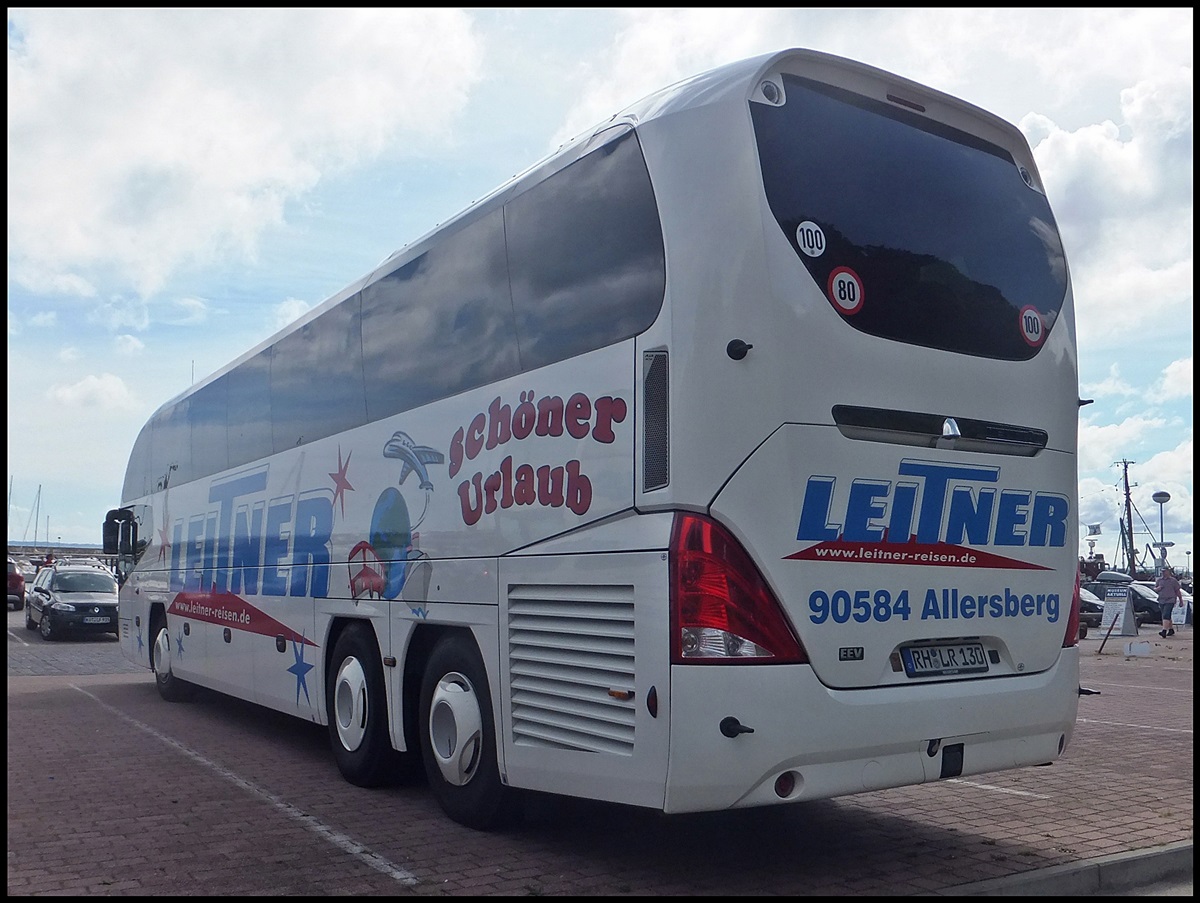Neoplan Cityliner von Leitner aus Deutschland im Stadthafen Sassnitz am 24.08.2013