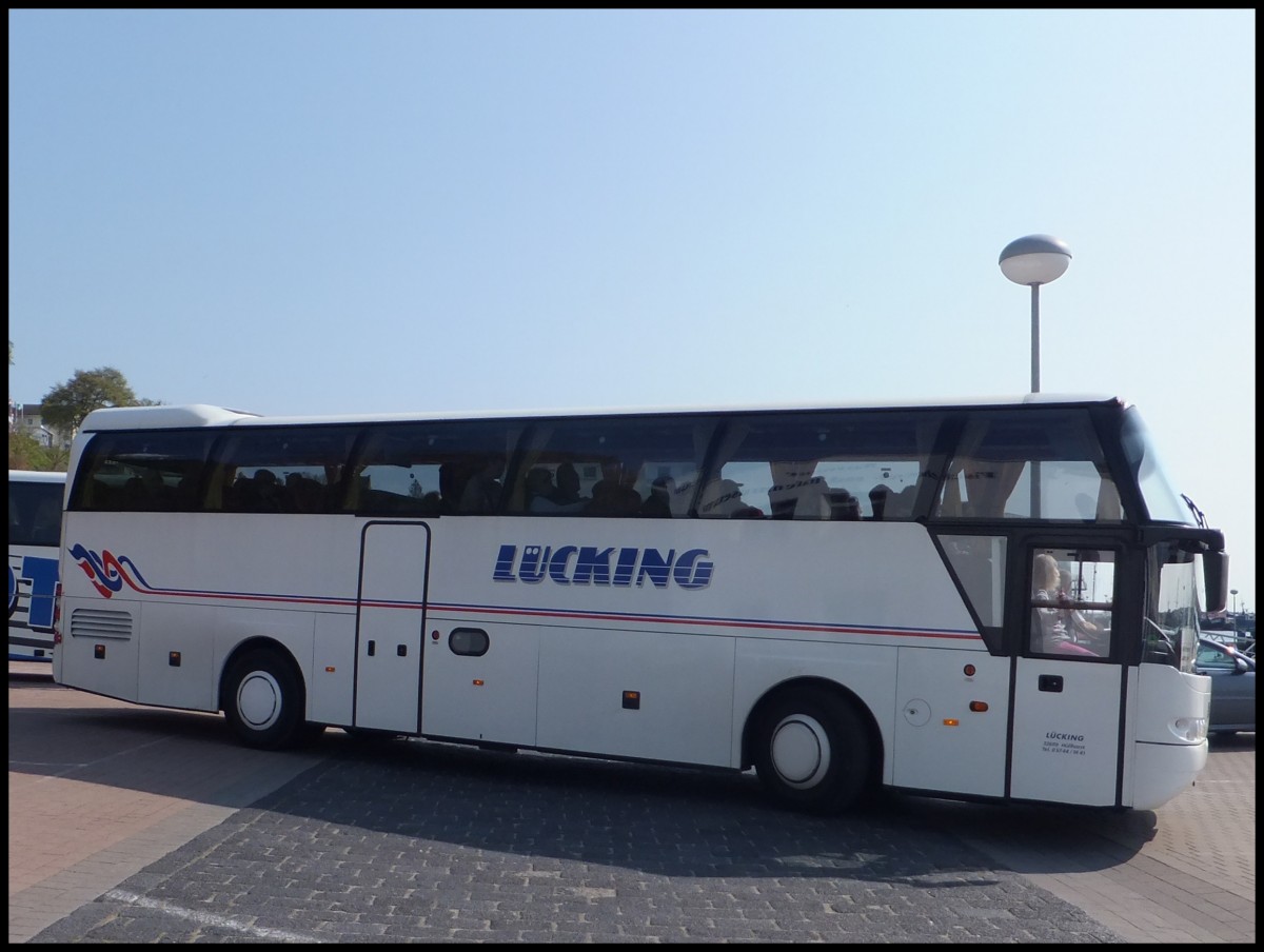 Neoplan Cityliner von Lcking aus Deutschland im Stadthafen Sassnitz am 26.04.2014