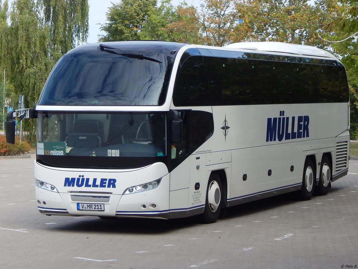 Neoplan Cityliner von Müller aus Deutschland in Waren am 09.09.2018
