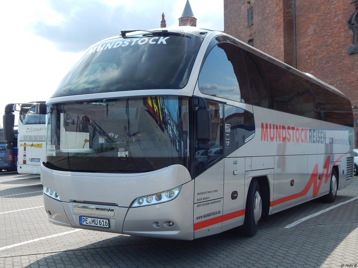 Neoplan Cityliner von Mundstock aus Deutschland in Stralsund am 26.08.2018