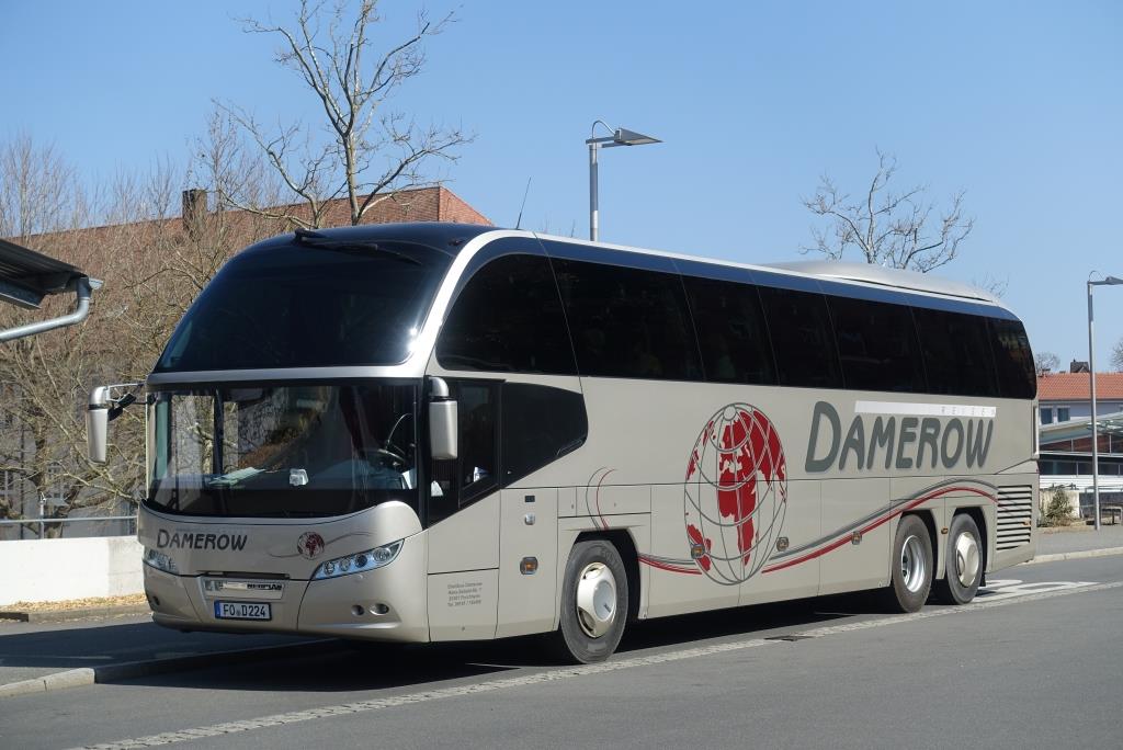 Neoplan Cityliner N 1217 C  Damerow , Bad Mergentheim März 2022