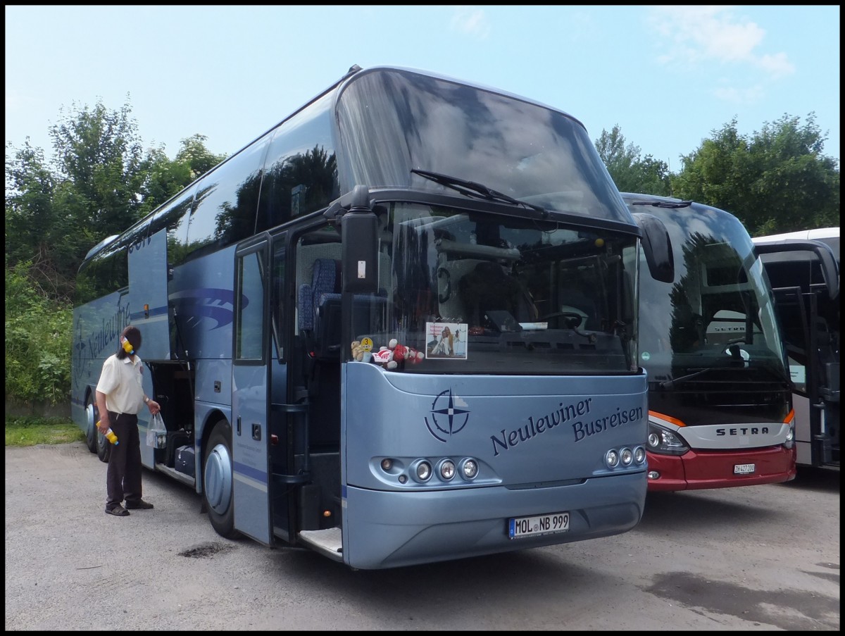 Neoplan Cityliner von Neulewiner Busreisen aus Deutschland in Binz am 28.06.2013